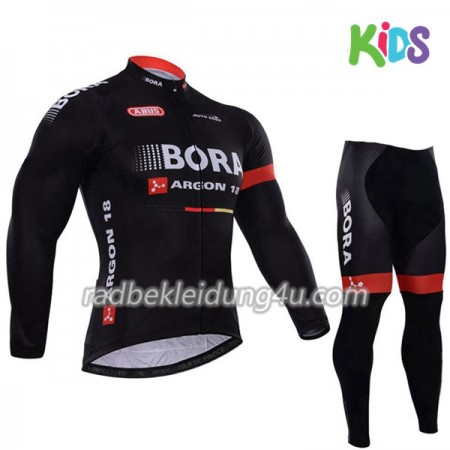Set Langarmtrikot + Radhose Lange 2017 Bora-Hansgrohe Kinder N003